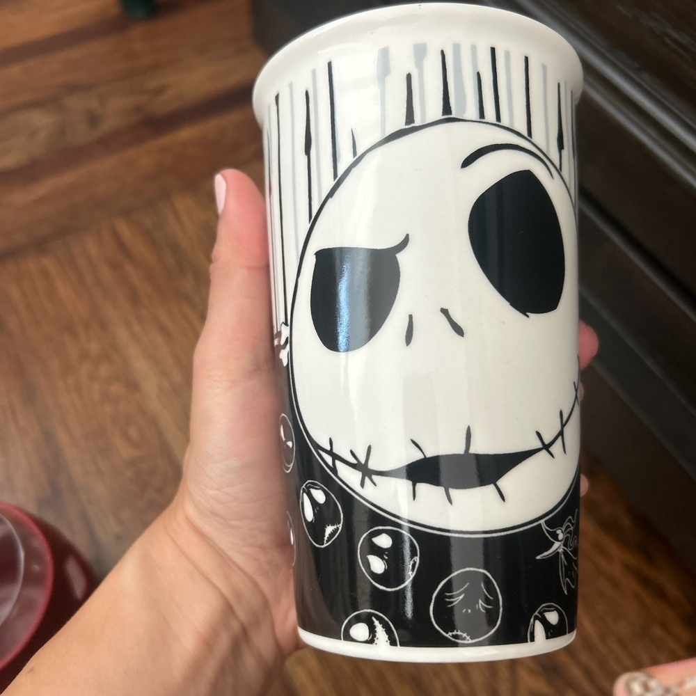BNWT Black and White Halloween Tumbler